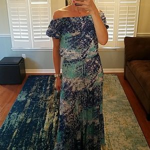 Boston Proper Blue Maxi